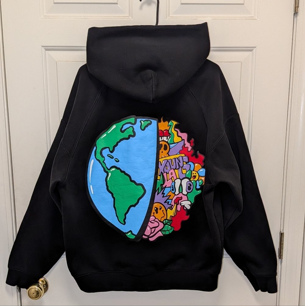 YoungLA Trippy Logo Hoodie (Global Meltdown)